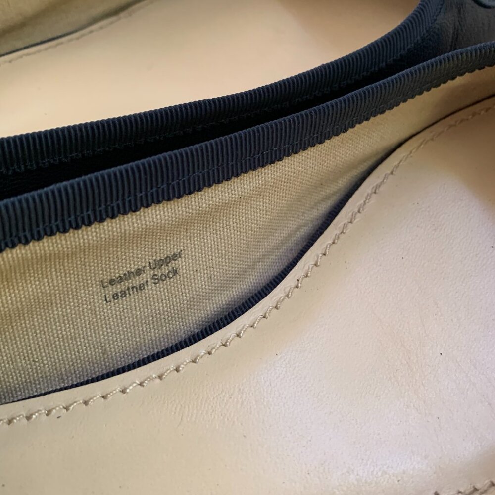 Saks Fifth Avenue Leather Ballet Flats Made in Italy - Picture 7 of 12